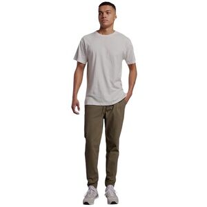 RSQ Twill army green joggers |small